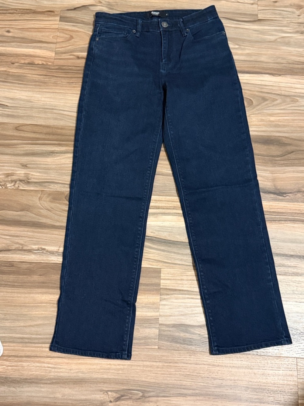 Hudson Jeans Womens Sz. 4 Straight Mid Rise Dark Wash Stretch Denim